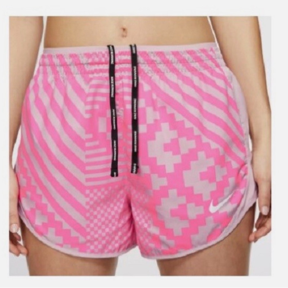 NIKE FLEX DRI FIT TEMPO RUNWAY LUXE 3” WOMEN'S RUNNING SHORTS PINK - Picture 3 of 6